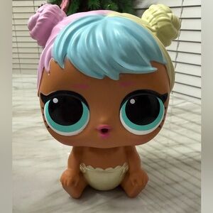 Bon Bon L O L Cute Doll with Blue Hair and Big Eyes